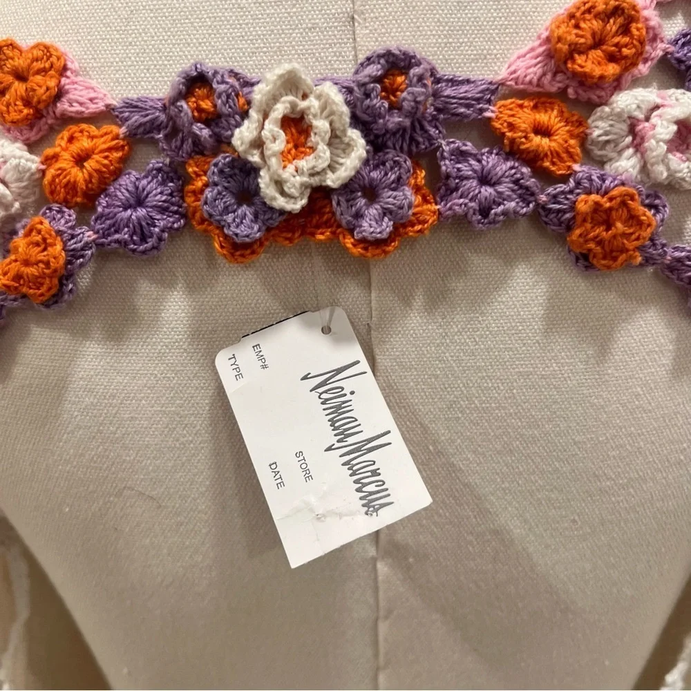 Stella Pardo | Paris Mahima Dress | Handmade with crochet flowers | NWT | M - Picture 8 of 13